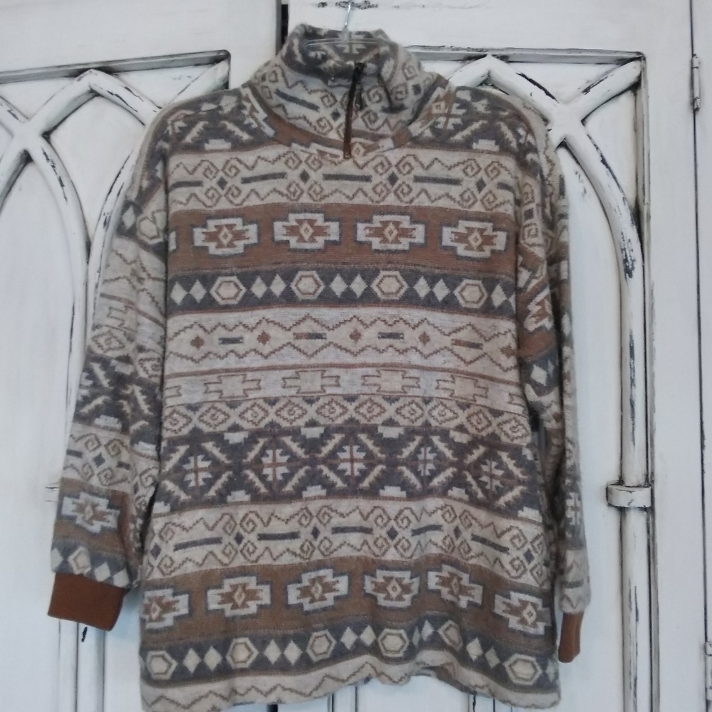 Print sweater